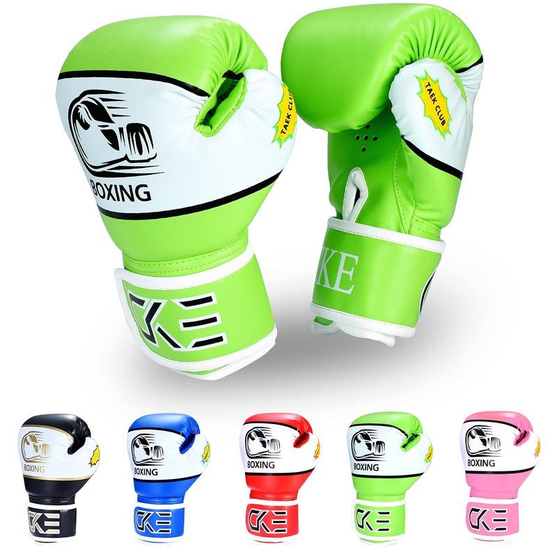 CKE Kids Boxing Gloves for Kids Boys Girls Junior Youth Toddlers Age 5-12 Years Training Boxing Gloves for Punching Bag Kickboxing Muay Thai - Image 1